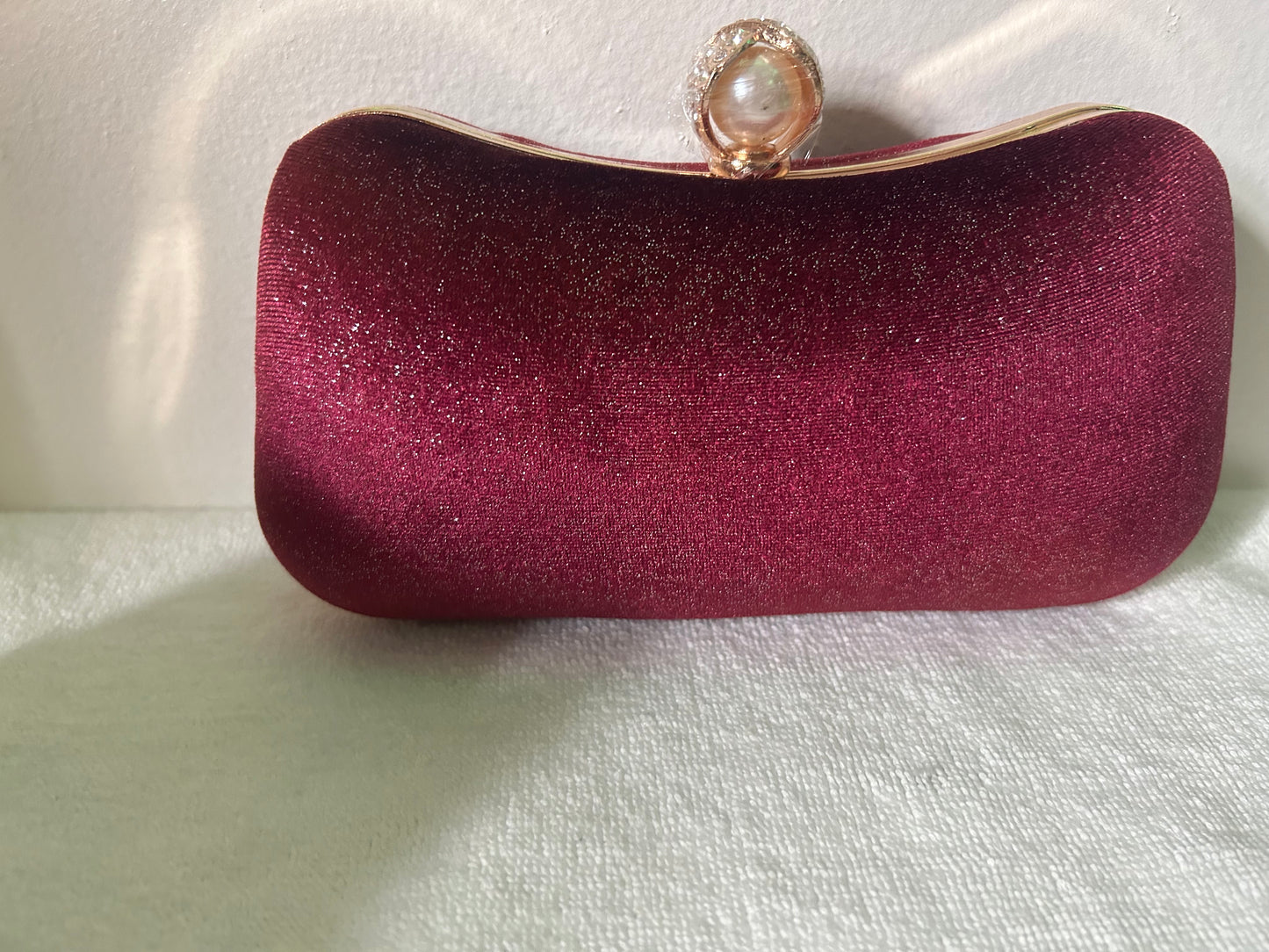 Wine Red Clutch
