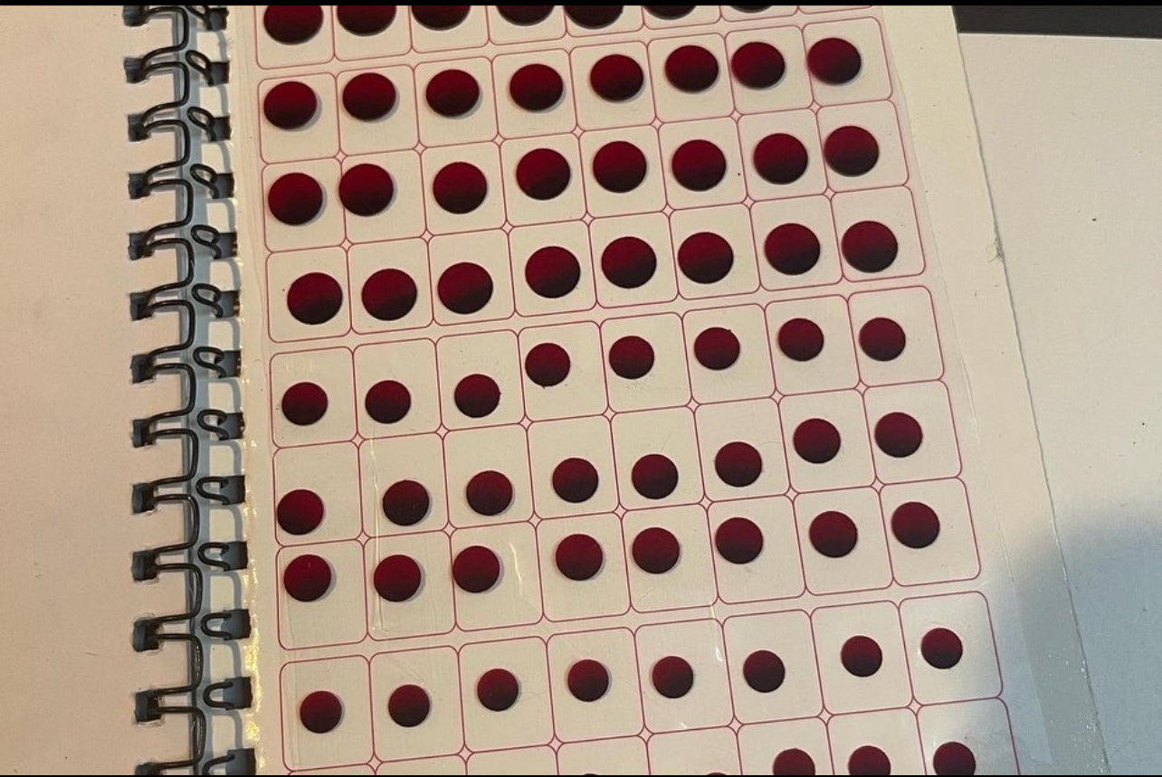 Multi Color Bindi Dot Book